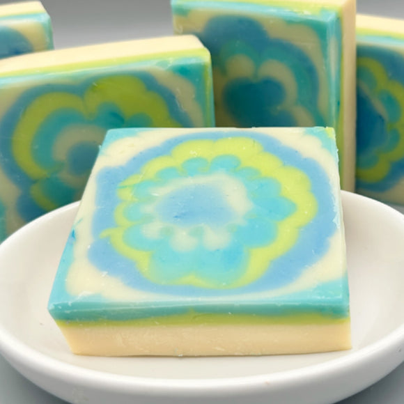 Abstract Art Flower Soap Bar