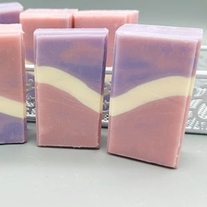 Pink and Purple Wave Soap Bar